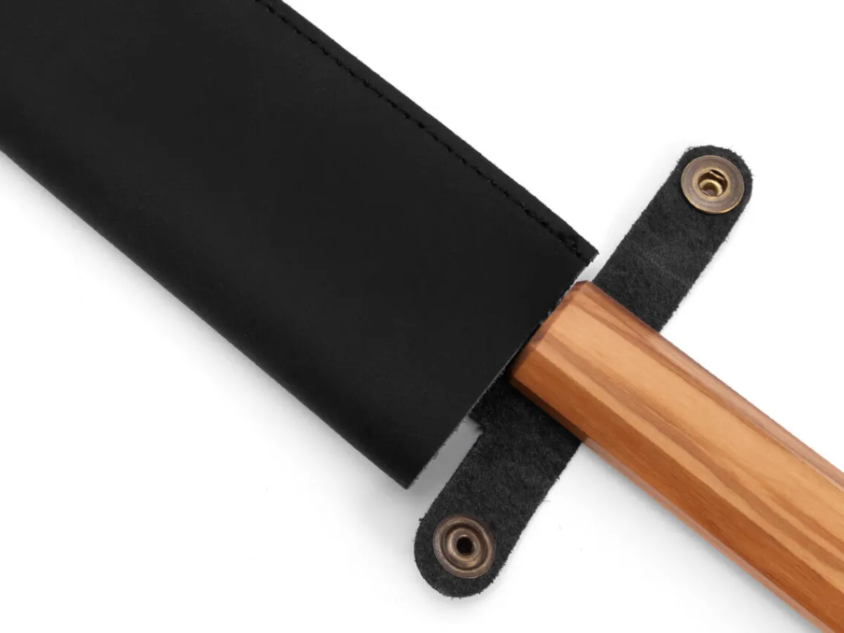 ORYOKI Messerhülle Bunka 185, Leder Vintage schwarz* Messer-Zubehör