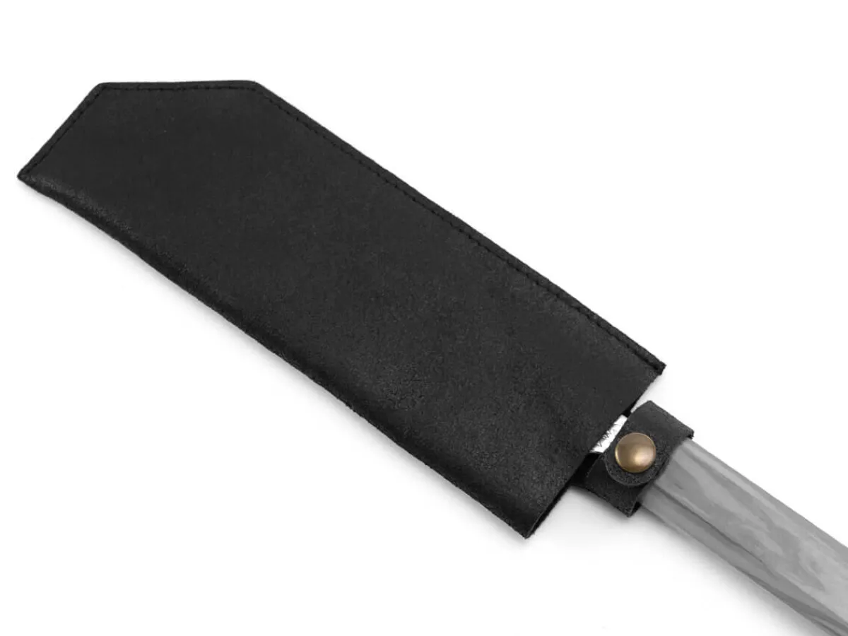 ORYOKI Messerhülle Santoku 185, Leder Vintage schwarz* Messer-Zubehör