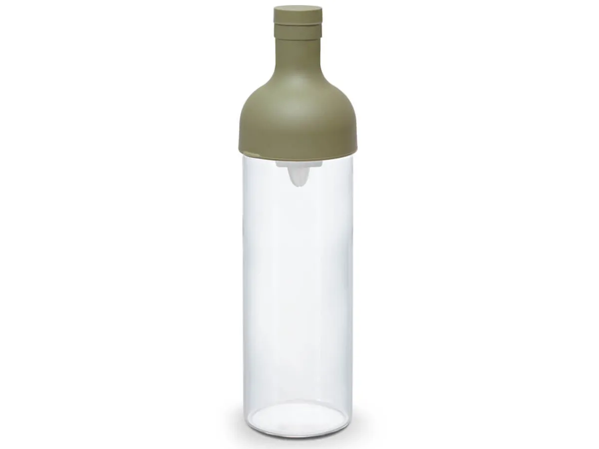 ORYOKI Teeflasche mit Sieb, HARIO Filter in Bottle, 750 ml, grün* Mizudashi (Tee Kalt Aufgießen)