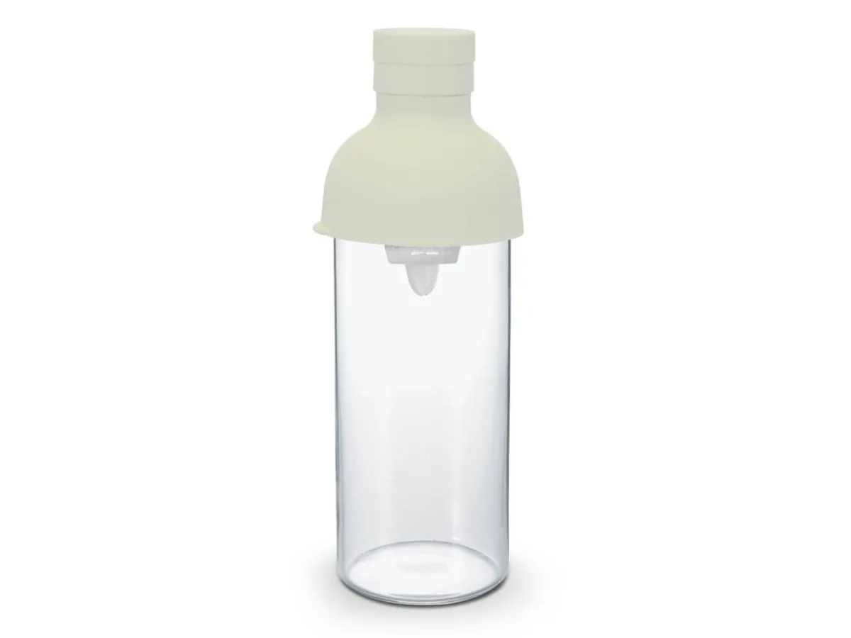 ORYOKI Teeflasche mit Sieb, HARIO Filter in Bottle, 300 ml, weiß* Mizudashi (Tee Kalt Aufgießen)