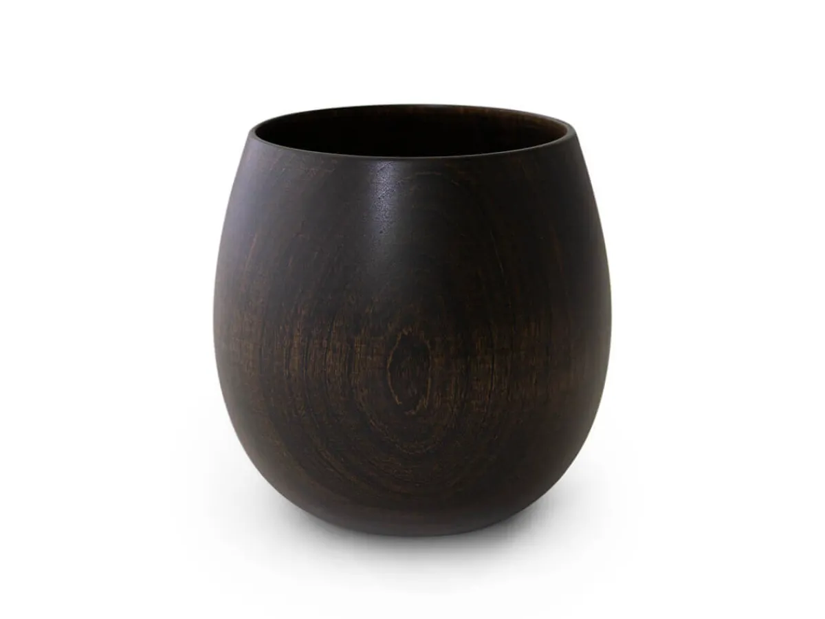 ORYOKI Trinkbecher Sakura Yunomi Tamago, schwarz* Teeschalen Und Becher | Lacquerware