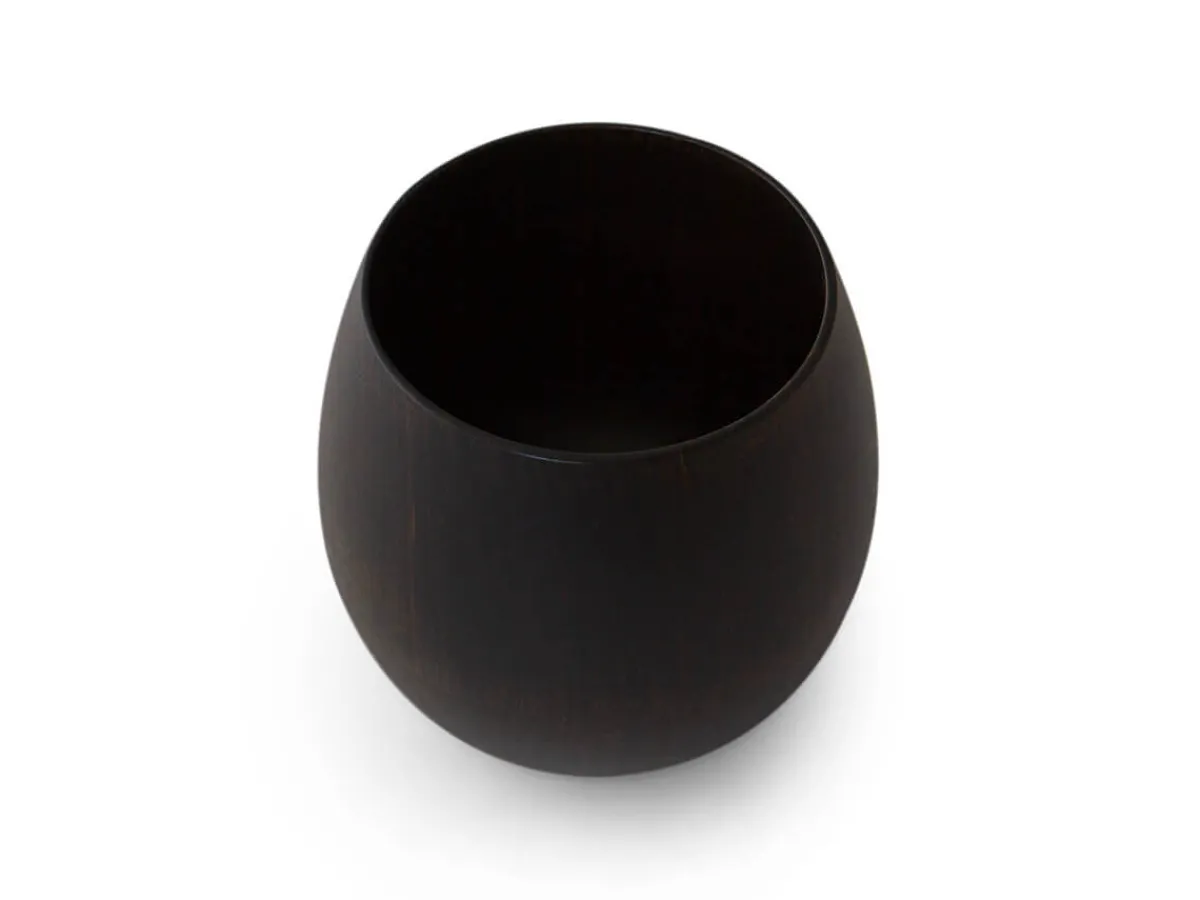 ORYOKI Trinkbecher Sakura Yunomi Tamago, schwarz* Teeschalen Und Becher | Lacquerware